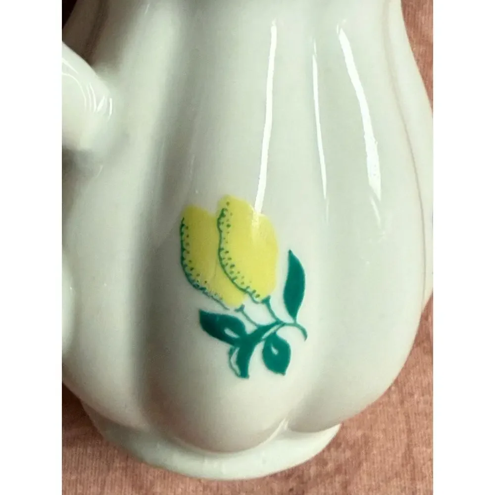 Mini Vintage Fruit Pattern Creamer, Kitchen Serveware